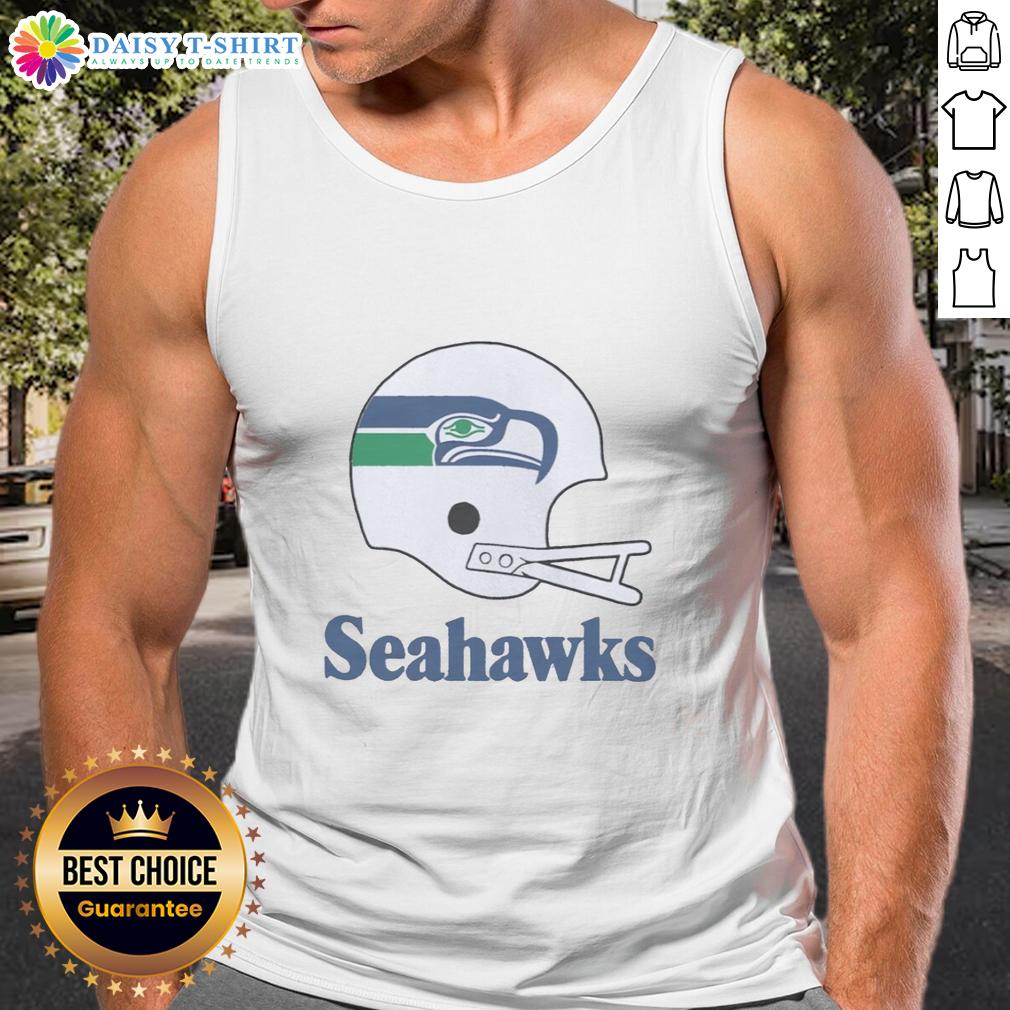 Official Seattle Seahawks Football Logo In Big Helmet Tank Top Official Seattle Seahawks football logo on a big helmet tank top, perfect for fans and game day attire.