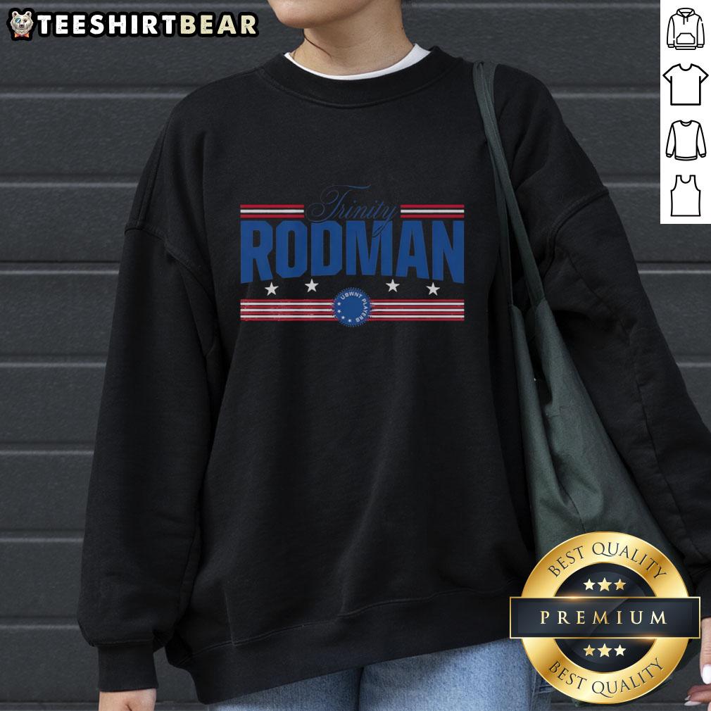 official-trinity-rodman-stars-and-stripes-sweatshirt Official Trinity Rodman Stars and Stripes Sweatshirt featuring a bold design, perfect for fans and casual wear.
