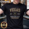 Official Vegas Golden Knights Hockey Legacy Crest T-Shirt featuring team logo and stylish design for fans.