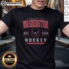 Official Washington Capitals Hockey Legacy Crest T-Shirt featuring team colors and logo, perfect for fans and collectors.