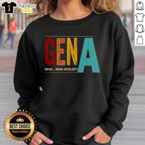Premium Gena Gen Bruh Wada Rizzler T-Shirt - Image 5
