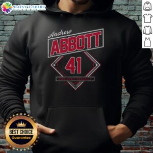 Alt Text: Nice Andrew Abbott Classic Diamond Hoodie in stylish black, showcasing a unique diamond logo design for casual wear.