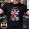 Original Charlie Brown Touch Hand Snoopy Forever Arizona Wildcats Fan T-Shirt, perfect for showing team spirit win or lose.