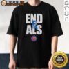 Original Chicago Cubs End ALS Awareness 2026 T-Shirt featuring team logo and ALS awareness design in vibrant colors.