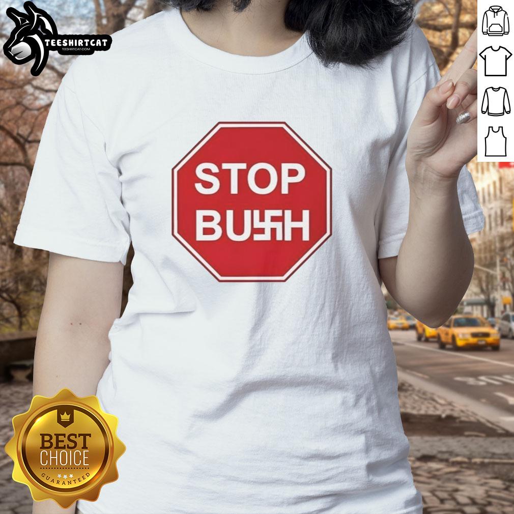 original-diego-maradona-stop-bush-logo-ladies-tee Original Diego Maradona Stop Bush logo ladies tee showcasing a vibrant design celebrating the iconic football legend.