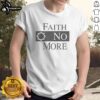 Alt Text: Original Faith No More logo T-shirt featuring bold graphics and vibrant colors, perfect for fans of the band.