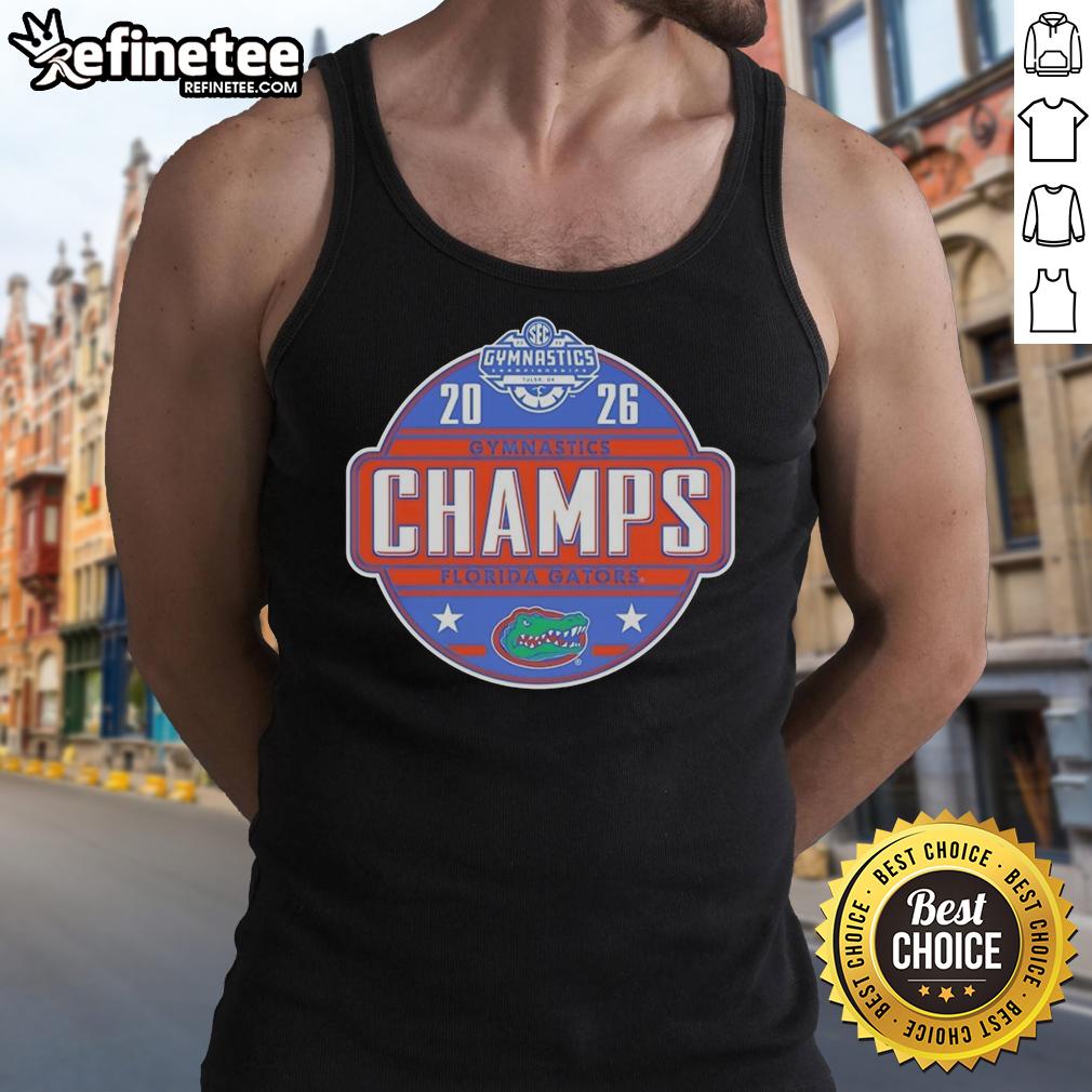 original-florida-gators-2025-sec-womens-gymnastics-champions-tank-top Florida Gators 2025 SEC Women's Gymnastics Champions tank top featuring team colors and logo, perfect for fans.