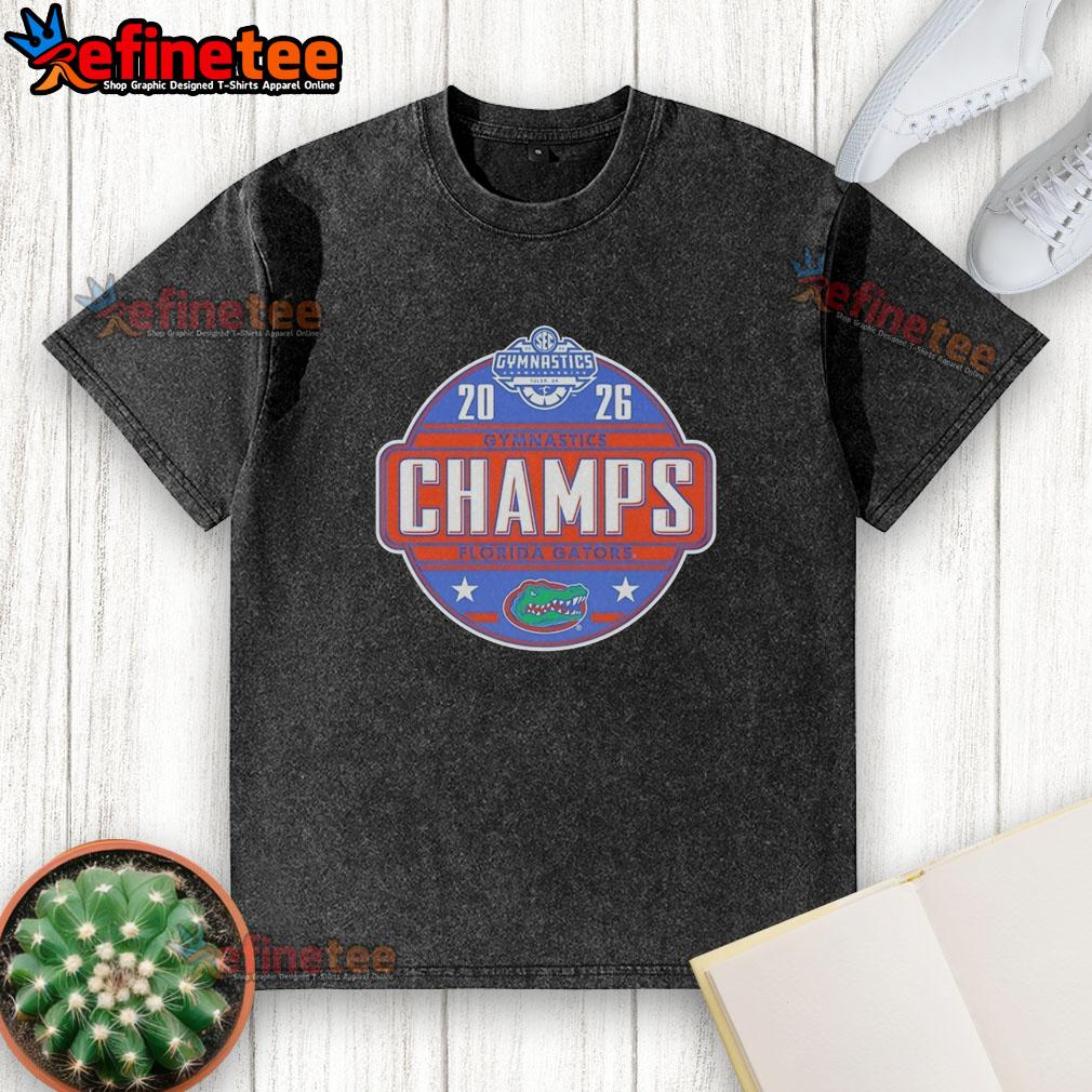 original-florida-gators-2025-sec-womens-gymnastics-champions-washed-t-shirt Original Florida Gators 2025 SEC Women's Gymnastics Champions washed t-shirt in blue, celebrating team victory.