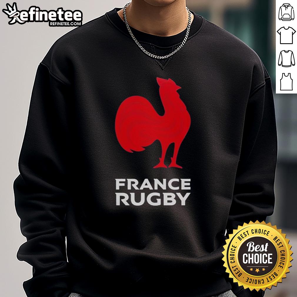 original-france-rugby-nations-champions-sweatshirt Original France Rugby Nations Champions Sweatshirt in blue with embroidered logo, perfect for fans and collectors.