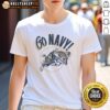 Alt Text: Original Go Navy Midshipmen retro T-shirt featuring classic design and vibrant colors for proud Navy fans.