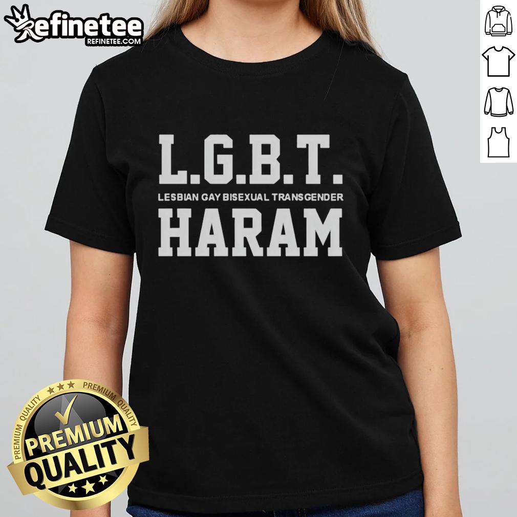 original-lgbt-lesbian-gay-bisexual-transgender-haram-ladies-tee Original LGBT Lesbian Gay Bisexual Transgender Haram Ladies Tee showcasing vibrant design and inclusive message.