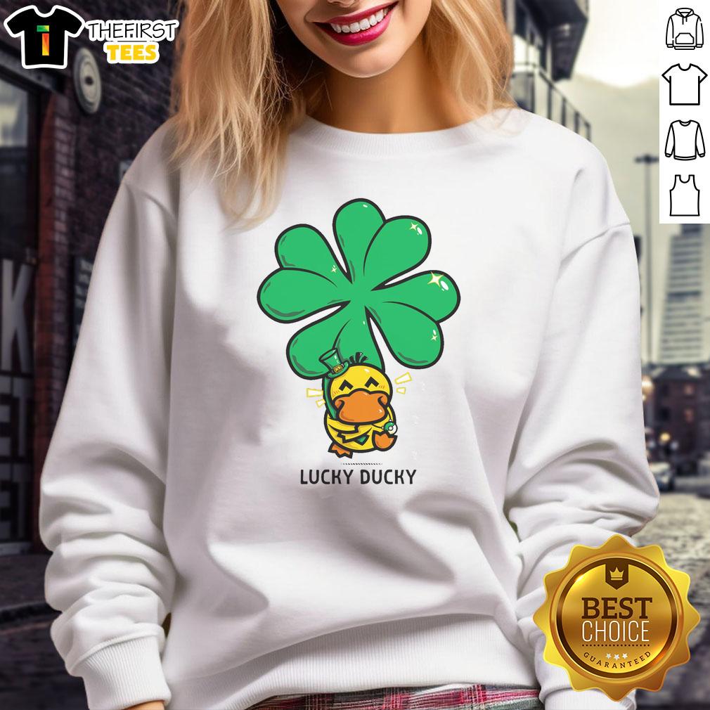 original-lucky-ducky-sweatshirt Cozy Original Lucky Ducky Sweatshirt featuring a playful duck design, perfect for casual wear and adding fun to your wardrobe.