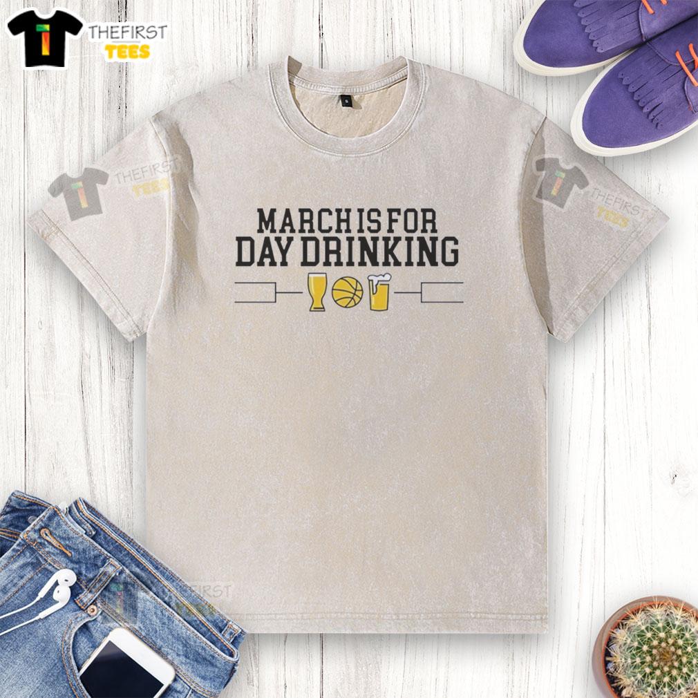 original-march-is-for-day-drinking-style-march-madness-washed-t-shirt Original March Is For Day Drinking Style March Madness Washed T-Shirt in vibrant colors, perfect for game day celebrations.