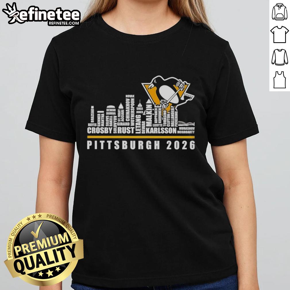 original-nhl-pittsburgh-penguins-x-skyline-city-ladies-tee Original NHL Pittsburgh Penguins X Skyline City Ladies Tee featuring stylish design and team logo for fans.