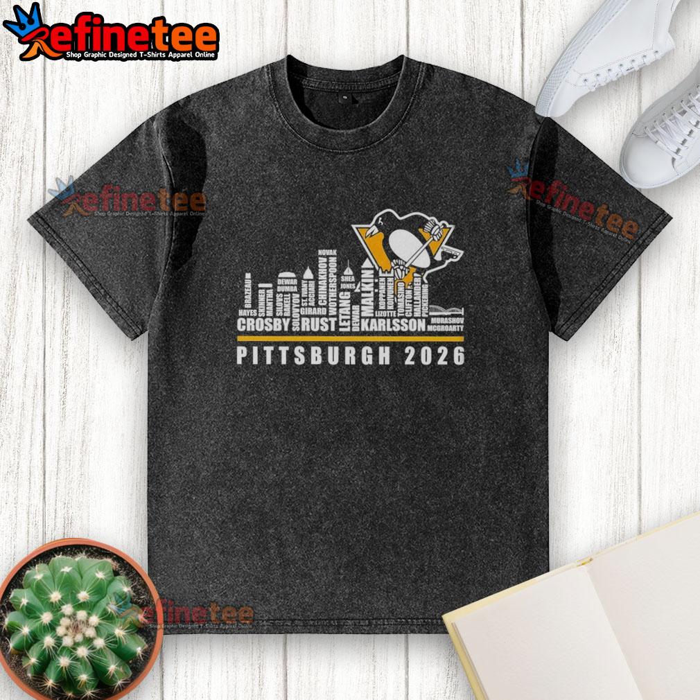 original-nhl-pittsburgh-penguins-x-skyline-city-washed-t-shirt Original NHL Pittsburgh Penguins X Skyline City washed t-shirt featuring team logo and cityscape design, perfect for fans.