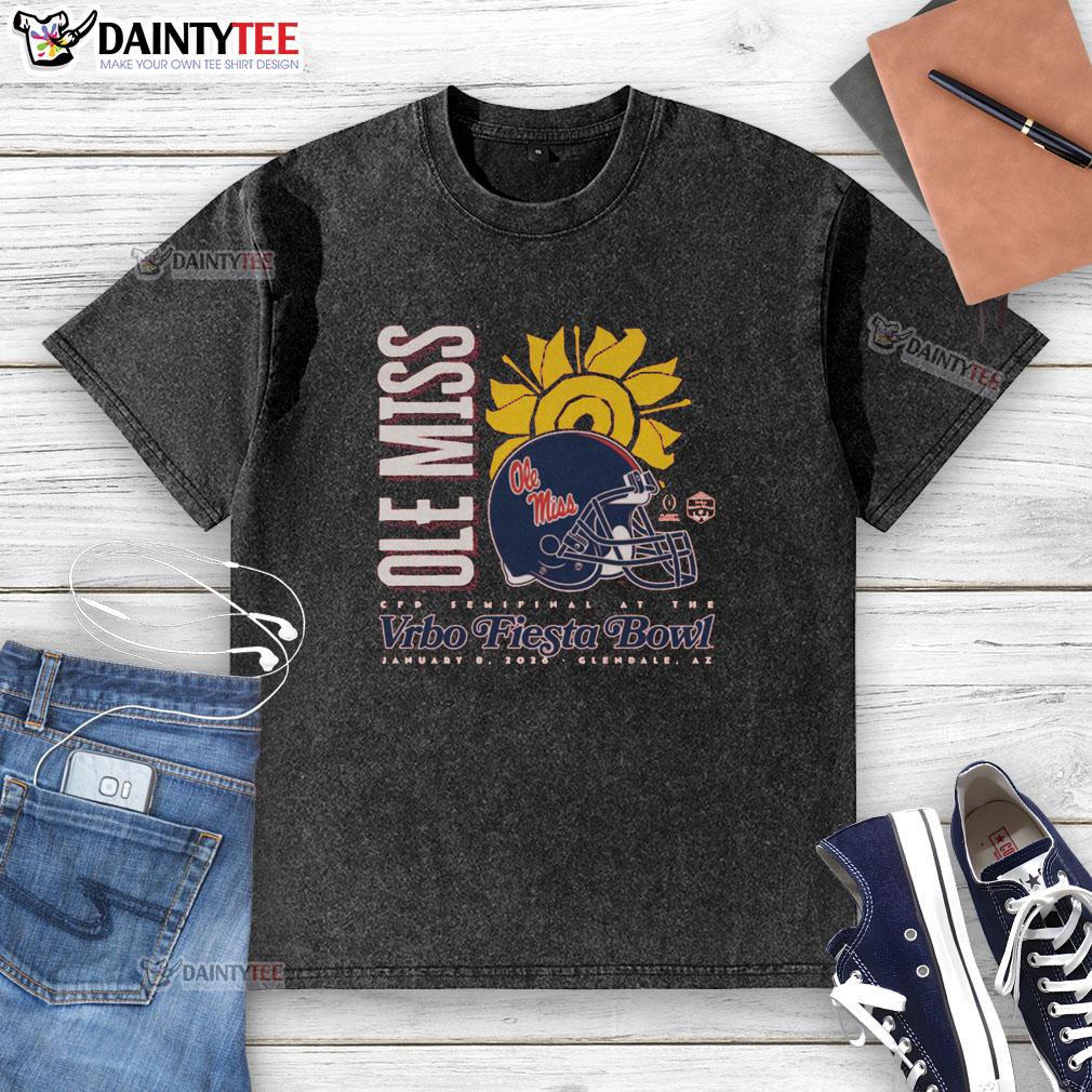 original-ole-miss-2026-fiesta-bowl-washed-t-shirt Original Ole Miss 2026 Fiesta Bowl washed t-shirt featuring team colors and logo, perfect for fans and game day attire.