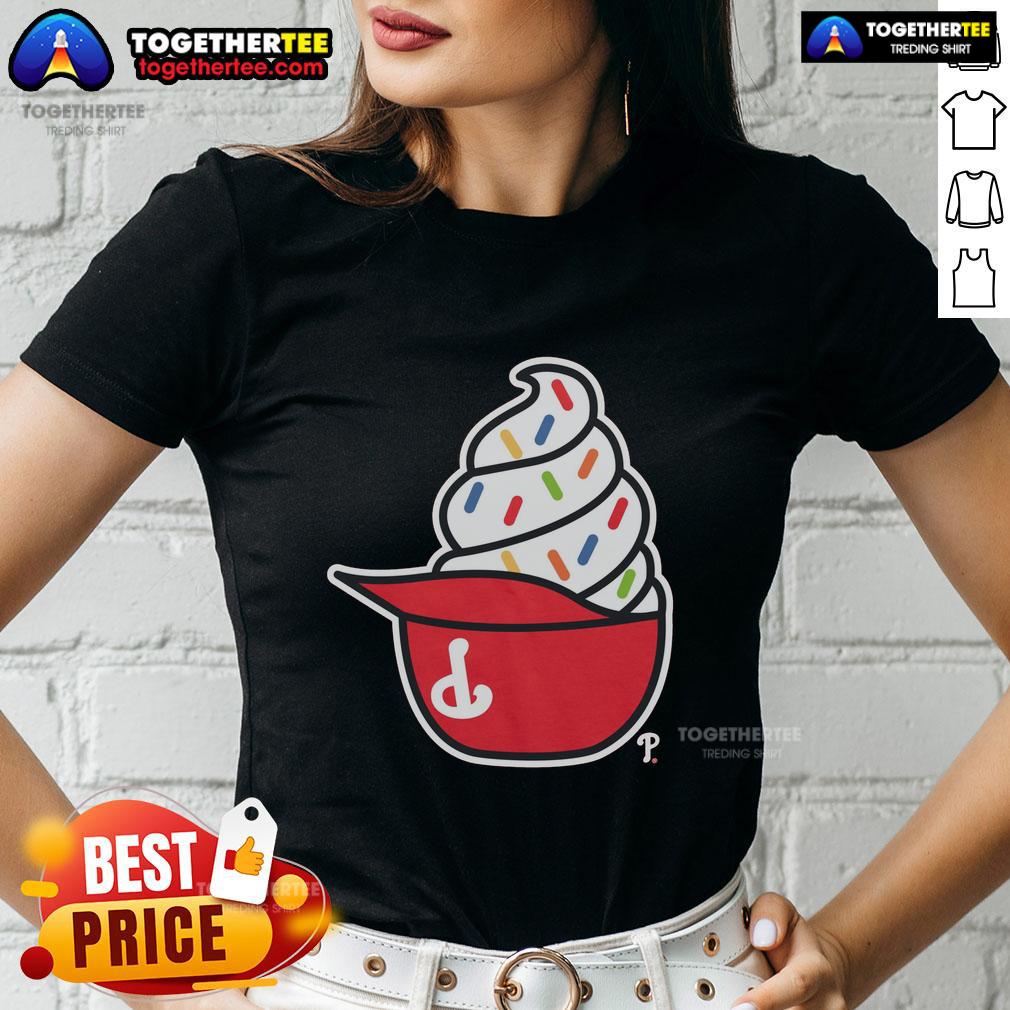 Original Philadelphia Phillies Ice Cream Ladies Tee Original Philadelphia Phillies Ice Cream Ladies Tee featuring vibrant team colors and a stylish design for fans.