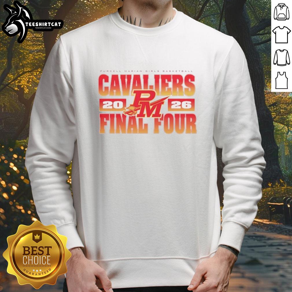 original-purcell-marian-girls-basketball-cavaliers-final-four-2026-sweatshirt Original Purcell Marian Girls Basketball Cavaliers Final Four 2026 Sweatshirt design featuring team colors and logo.
