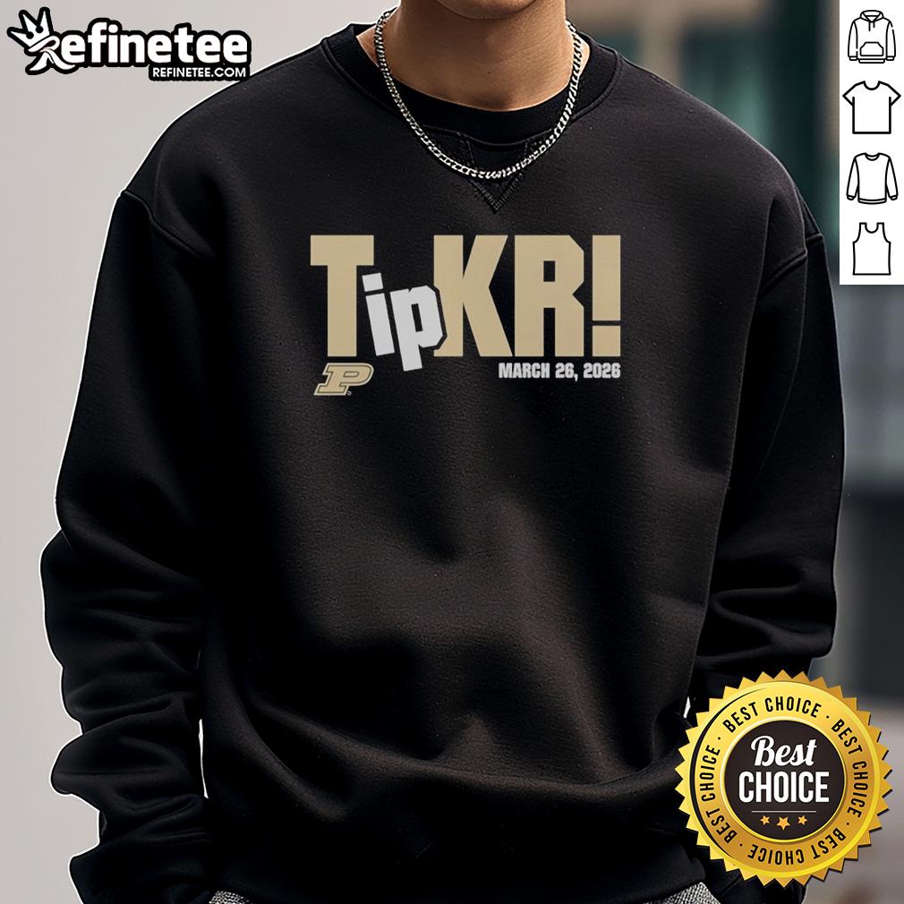 original-purdue-boilermakers-tipkr-march-26th-2026-sweatshirt Original Purdue Boilermakers Tipkr sweatshirt featuring team logo, perfect for fans on March 26th, 2026.