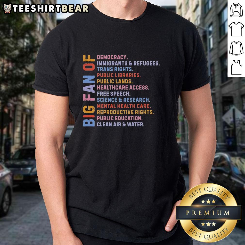original-radicalized-by-basic-decency-big-fan-of-democracy-immigrants-and-refugees-trans-rights-t-shirt Radicalized By Basic Decency T-Shirt promoting democracy, immigrants, refugees, and trans rights - a bold statement piece.