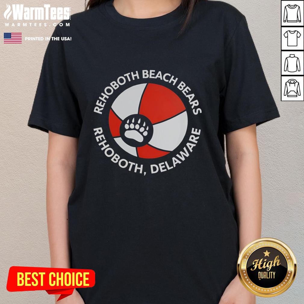 original-rehoboth-beach-bears-rehoboth-delaware-ball-logo-ladies-tee Alt Text: Original Rehoboth Beach Bears ladies tee featuring a vibrant ball logo, perfect for fans in Rehoboth, Delaware.