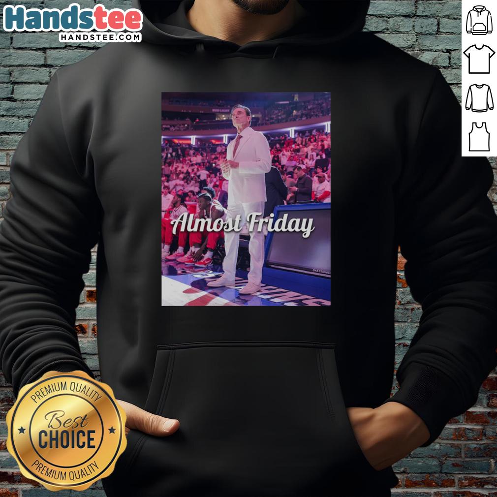 original-rick-pitino-st-johns-red-storm-almost-friday-hoodie Original Rick Pitino St. John's Red Storm Almost Friday Hoodie featuring team logo and stylish design.