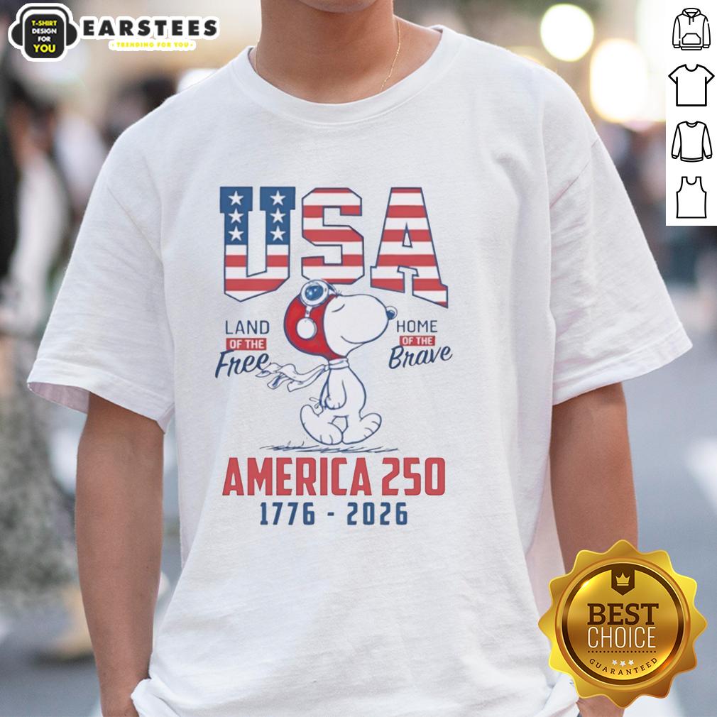 original-snoopy-wearing-flight-helmet-happy-250-america-4th-of-july-m797-t-shirt-1 Alt Text: Original Snoopy wearing a flight helmet, celebrating 4th of July on 'Happy 250 America' M797 T-shirt design.