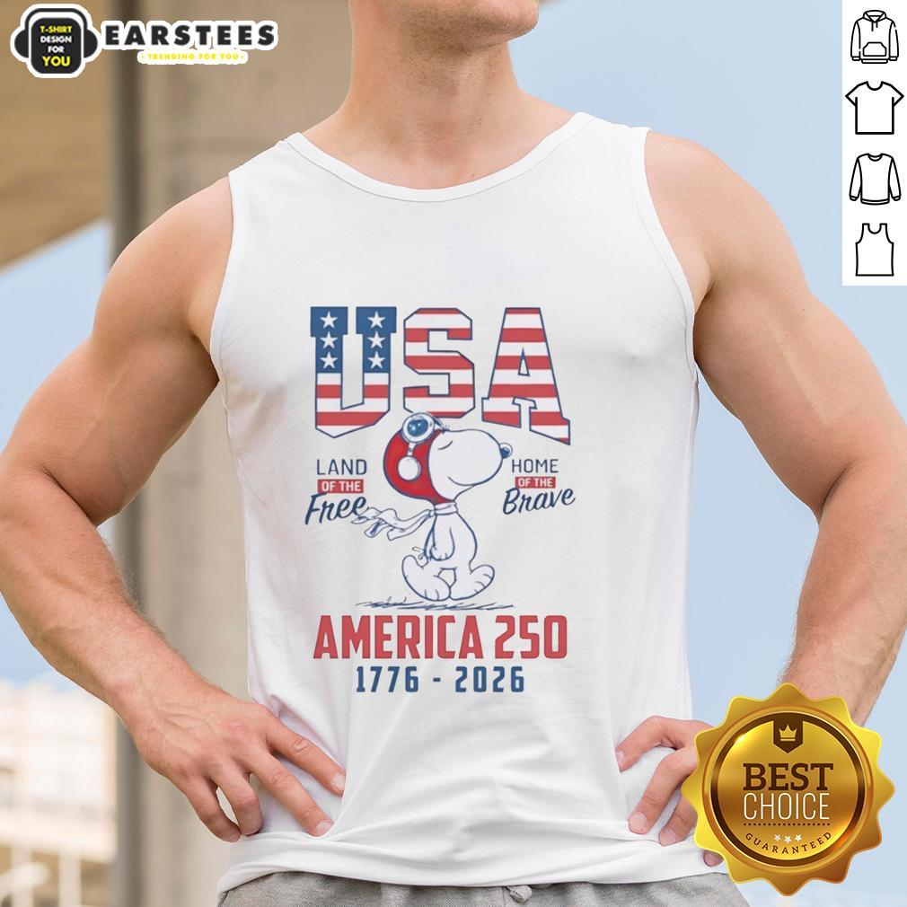 original-snoopy-wearing-flight-helmet-happy-250-america-4th-of-july-m797-tank-top Original Snoopy wearing a flight helmet, celebrating 4th of July in a happy design on a tank top.