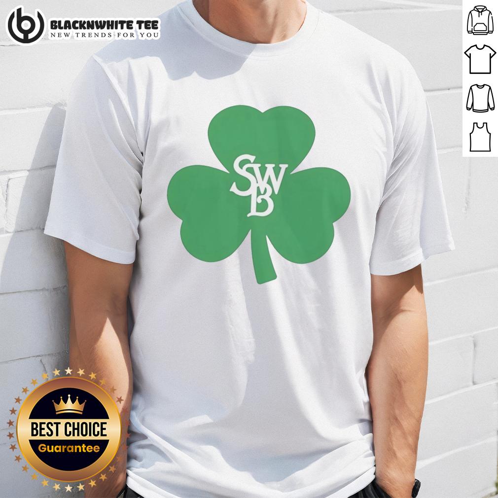 Original Swb Clover Lucky St Patrick'S Day T Shirt Original SWB Clover Lucky St. Patrick's Day T-Shirt featuring a vibrant green clover design for festive celebrations.