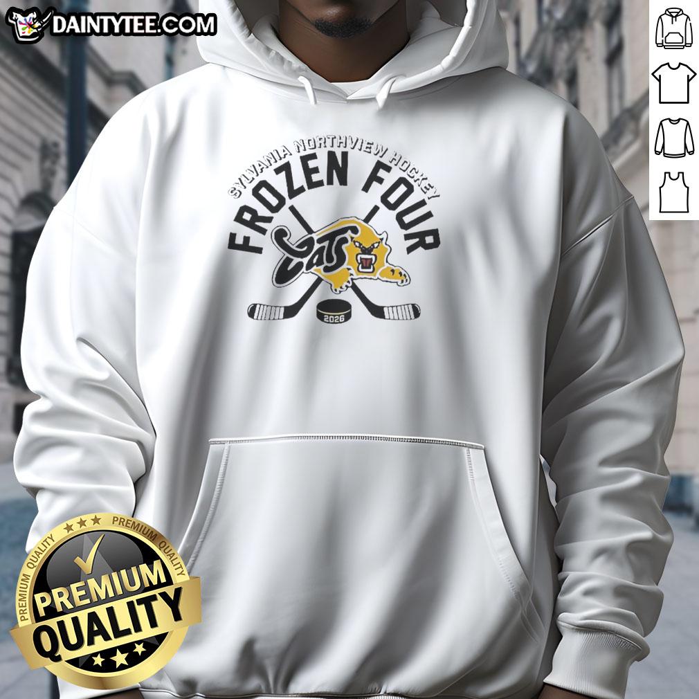 original-sylvania-northview-hockey-2026-frozen-four-cats-hoodie Sylvania Northview Hockey 2026 Frozen Four Cats hoodie, featuring team colors and logo, perfect for fans and supporters.