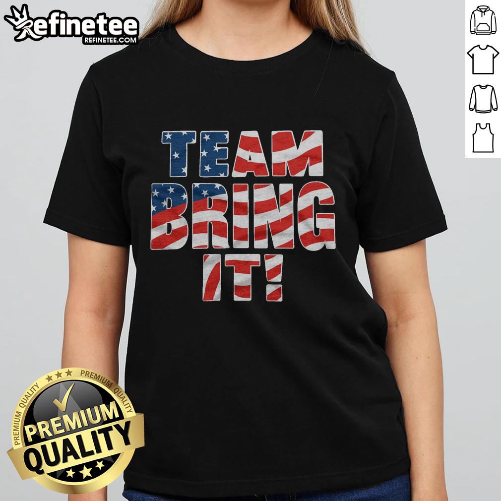 original-team-bring-it-stars-and-stripes-ladies-tee Original Team Bring It Stars and Stripes Ladies Tee featuring a patriotic design in red, white, and blue.