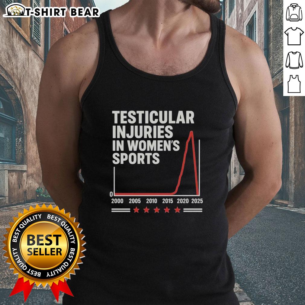 Original Testicular Injuries In Women'S Sports Tank Top Original testicular injuries in women's sports tank top design, featuring bold graphics and vibrant colors.