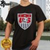 Original U.S. Soccer Retro Emblem Logo T-Shirt featuring classic design, perfect for soccer fans and vintage apparel lovers.