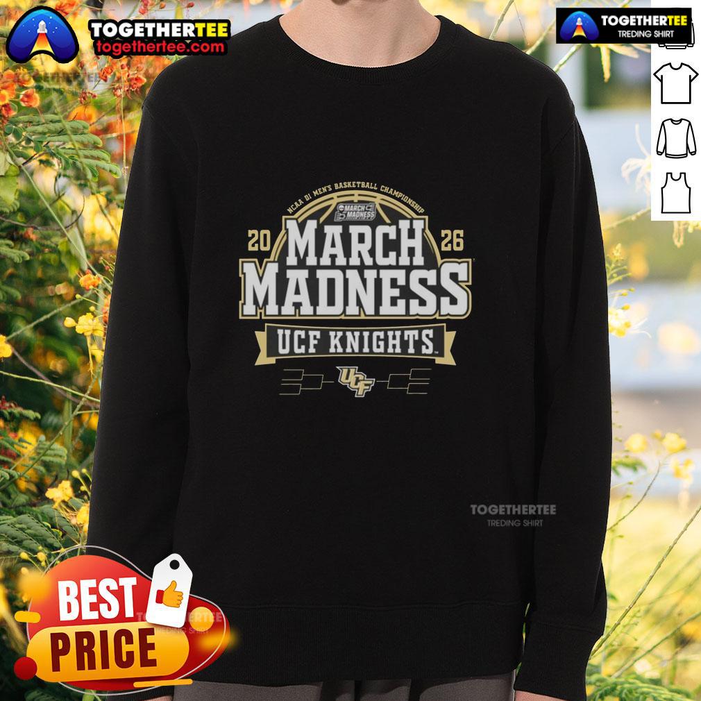 Original Ucf Knights March Madness NCAA Division I Men's Basketball Championship Sweatshirt Original UCF Knights March Madness NCAA Division I Men's Basketball Championship sweatshirt in black with logo.