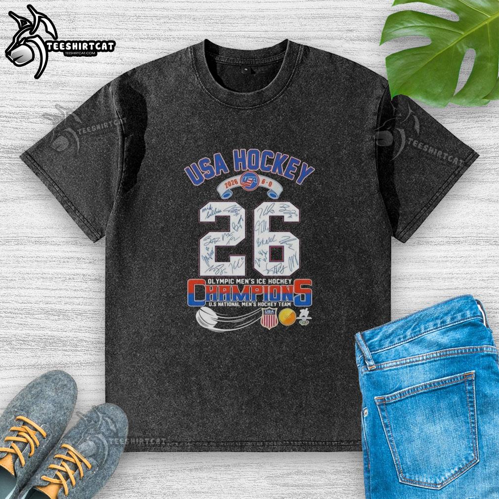 original-usa-hockey-2026-6-0-olympic-mens-ice-hockey-champions-all-signatures-washed-t-shirt Original USA Hockey 2026 6-0 Olympic Men's Ice Hockey Champions All Signatures T-Shirt - Image 6