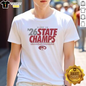 Alt Text: Premium Tuttle Wrestling Class 4A 2026 State Champs T-Shirt featuring bold graphics and team colors for champions.