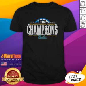 Alt Text: Premium UCLA Bruins 2026 Big Ten Women's Basketball Tournament Champions Locker Room T-Shirt in blue.