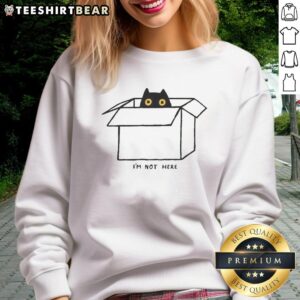 Stylish 'Pretty I'm Not Here' sweatshirt in soft fabric, perfect for casual wear and trendy outfits.