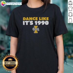 Hot Idaho Vandals dance like it's 1990 ladies tee featuring a vibrant retro design perfect for fans and casual wear.