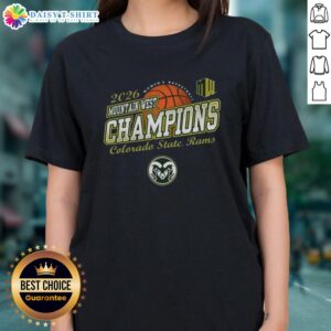 2026 Mountain West Tournament Champions Colorado State Rams women's basketball tee shirt design.