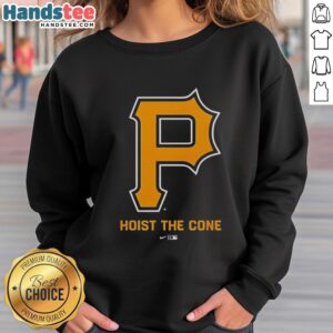 Alt Text: Official Pittsburgh Hoist The Cone Sweatshirt featuring a stylish design, perfect for fans and cold weather wear.