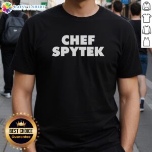 Top Chef Spytek T-Shirt featuring a stylish design for culinary enthusiasts and fans of the Top Chef series.