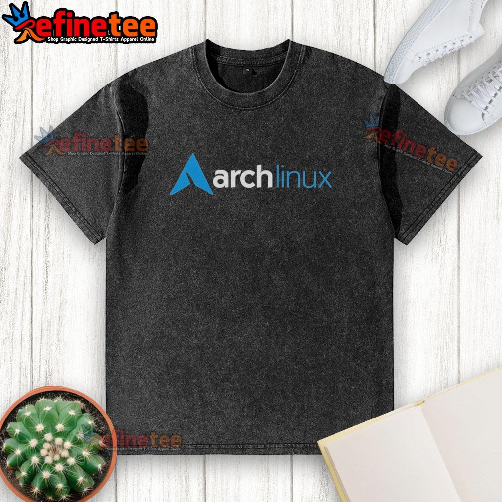 premium-archlinux-logo-washed-t-shirt Premium Archlinux Logo T-Shirt - Image 6