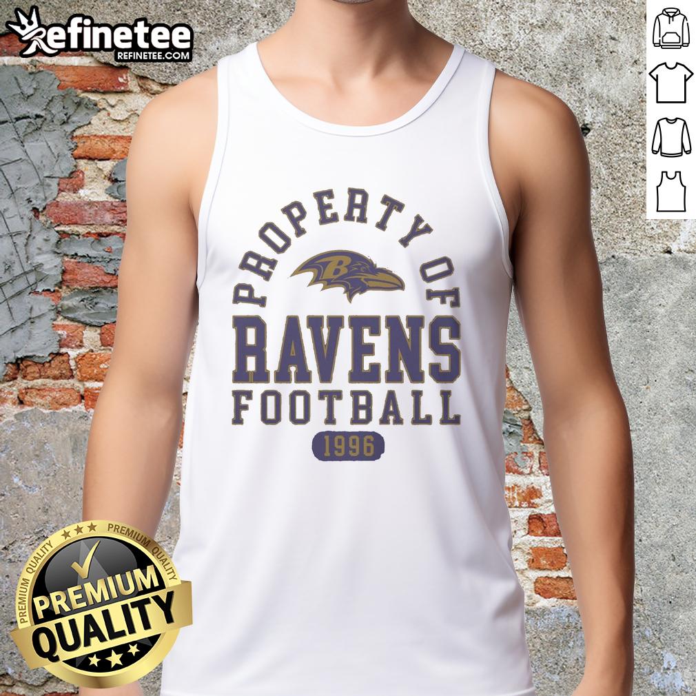 premium-baltimore-ravens-football-property-1996-tank-top Premium Baltimore Ravens Football Property 1996 T-Shirt - Image 3