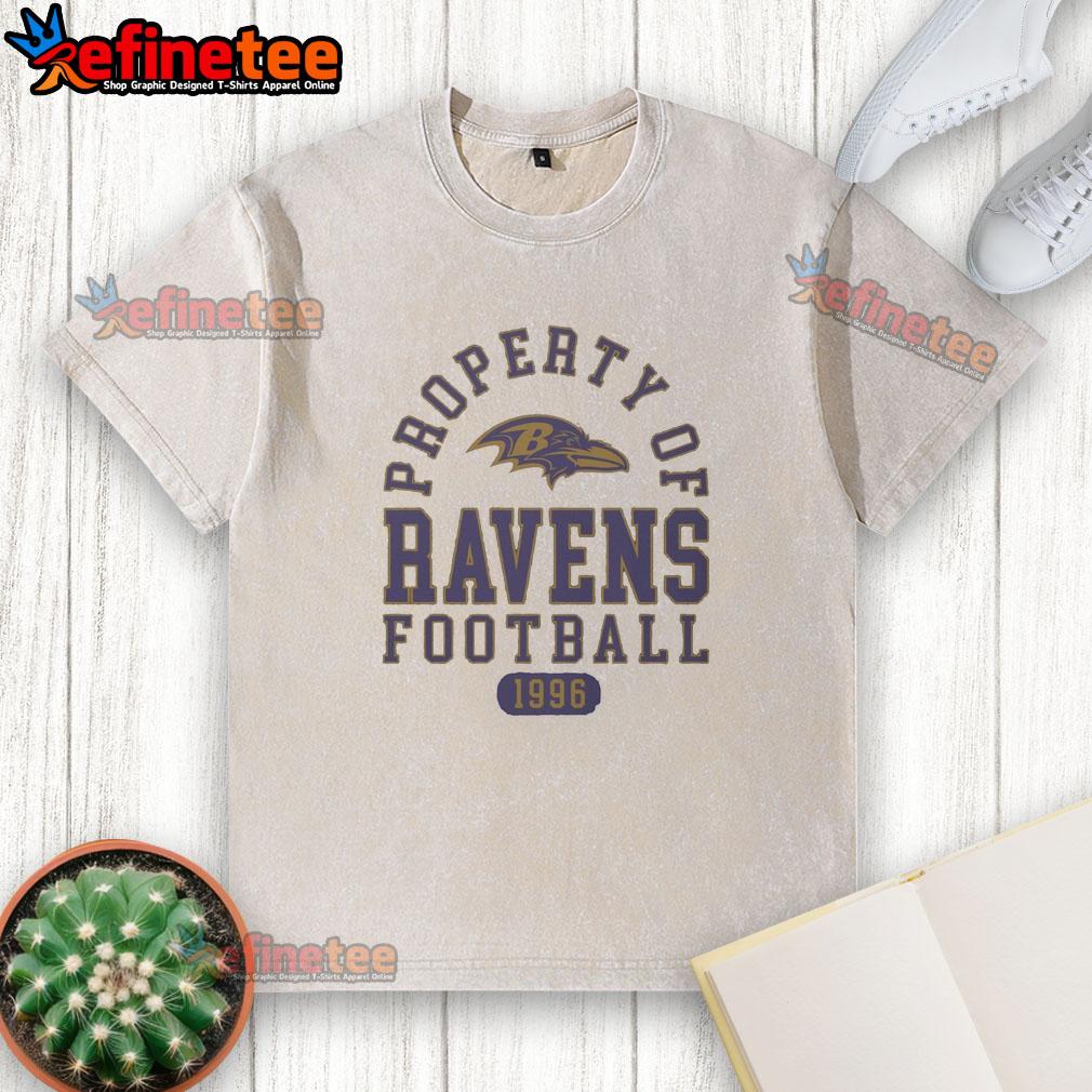 premium-baltimore-ravens-football-property-1996-washed-t-shirt Premium Baltimore Ravens Football Property 1996 T-Shirt - Image 6