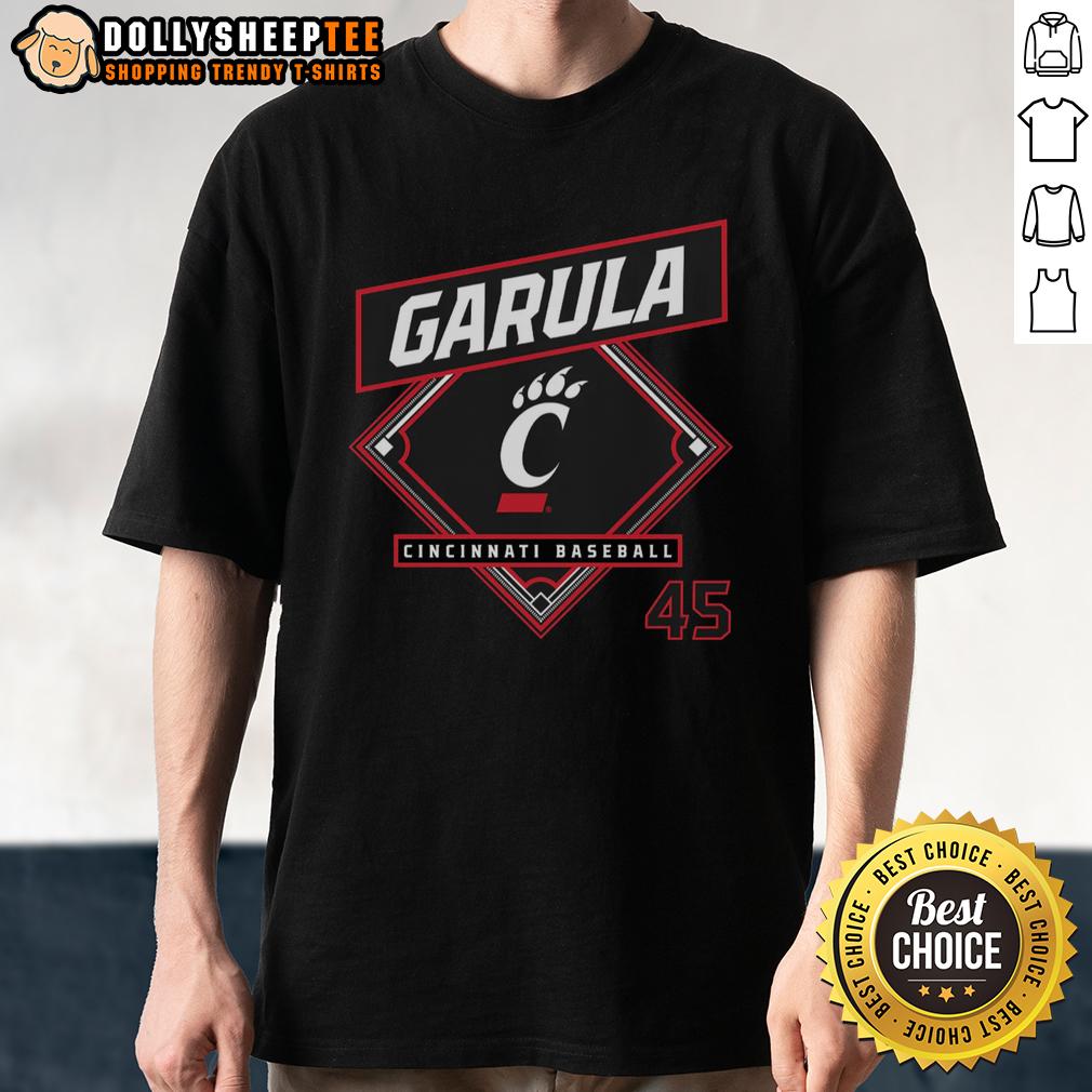 Premium Brenden Garula Cincinnati Bearcats Baseball T Shirt Premium Brenden Garula Cincinnati Bearcats Baseball T-Shirt featuring team colors and logo, perfect for fans and players.
