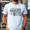Premium Brooklyn Nets NBA 2025 Noches ne-B-A T-Shirt featuring a stylish design for fans and athletes.