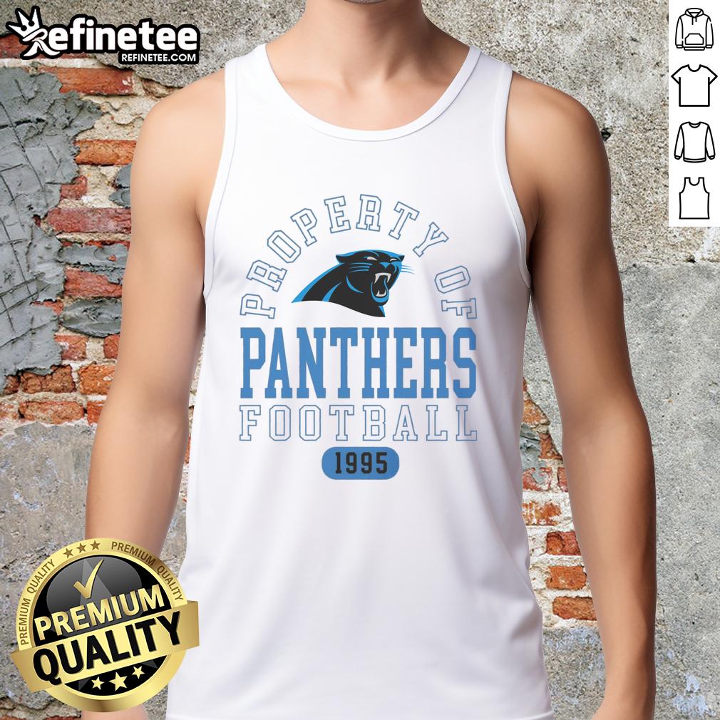 premium-carolina-panthers-football-property-1995-tank-top Premium Carolina Panthers Football Property 1995 T-Shirt - Image 2
