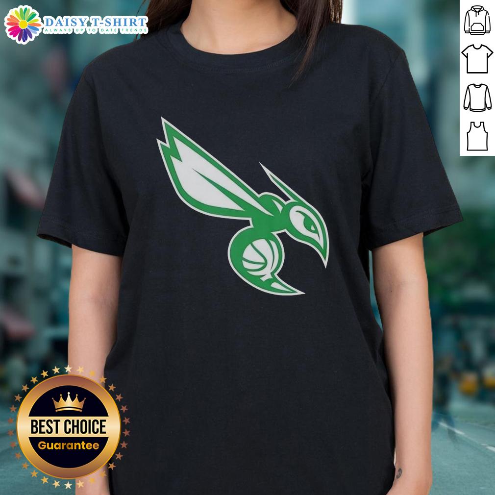 Premium Charlotte Hornets White Logo Patrick'S Day Ladies Tee Premium Charlotte Hornets white logo St. Patrick's Day ladies tee, perfect for festive basketball fans.