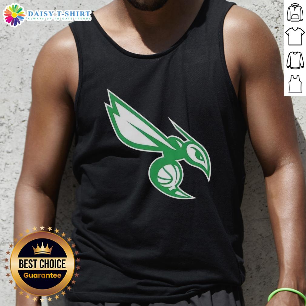 Premium Charlotte Hornets White Logo Patrick'S Day Tank Top Premium Charlotte Hornets white logo tank top for St. Patrick's Day celebration, stylish and comfortable sportswear.